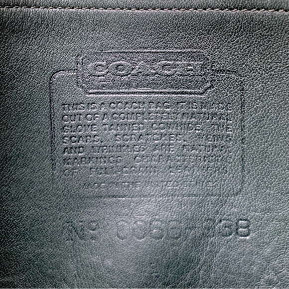 Spectator Mini Bag (6825) in Forest/Tabac | Vintage Coach Crossbody Shoulder Bag - Picture 15 of 15